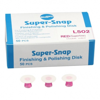 Super-Snap Discs Red (Super Fine) Large L502