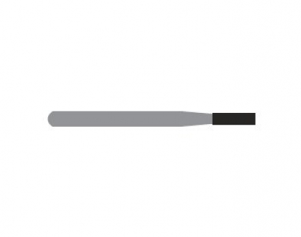 Jet TC Burs - Straight Fissure Cross Cut FG Shape: 557 - ISO:010