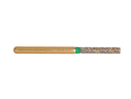 Gold Diamond Burs Cylinder FG Coarse 111/014 