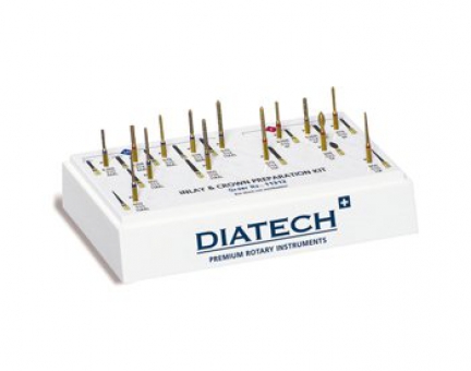 Diatech Gold Burs Inlay & Crown Preparation Kit