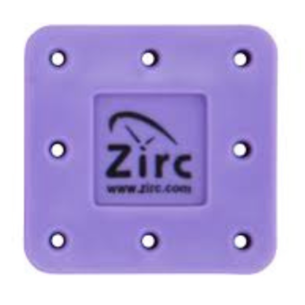 Square Magnetic Bur Stands 8 Hole Purple 