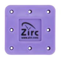 Square Magnetic Bur Stands 8 Hole Purple