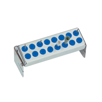 Plug`in 16 Hole Bur Holder Blue 