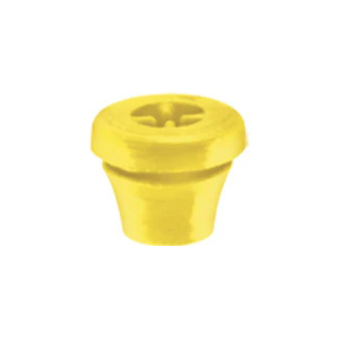 Plug`in Bur Holder Silicone Plugs Yellow Plugs x8 