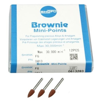 Shofu Brownie Polishing Stones CA Mini Point 0413 