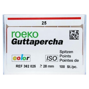 ROEKO Colour Gutta Percha Points - ISO 25 