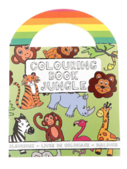 Intro Coloring Book With Stickers Animals 