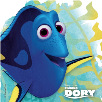 Disney Finding Dory Stickers Pack 6 Assorted Designs 