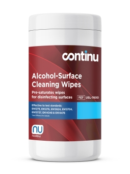 Continu Alcohol-Surface Wipes Tub 
