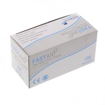 Fast Aid Pre-Injection Swabs – 70% IPA Alcohol Sterile
