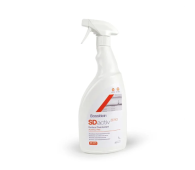 SDactiv ZERO Surface Disinfectant Alcohol Free Apple 1 Litre Trigger 