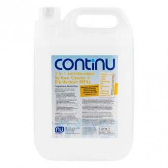Continu 2 in 1 Anti-Microbial Surface Sanitiser 5 Litre Refill