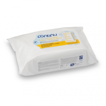 Continu 2 in 1 Anti-Microbial Sanitising Wipes Flat Pack