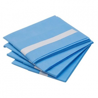 Sterile Surgical Drape with Adhesive Strip 75cm x 90cm