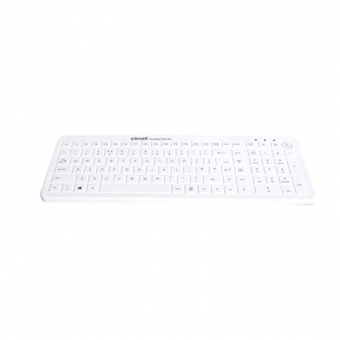 Clinell EasyClean Washable Silicone Keyboard White