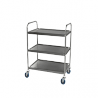 Surgical Stainless Steel Small Medical Trolley 3 Tier