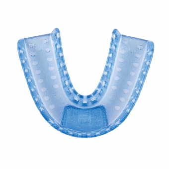 Kiara Impression Trays No.14 - Dentate Lower Medium - Blue 