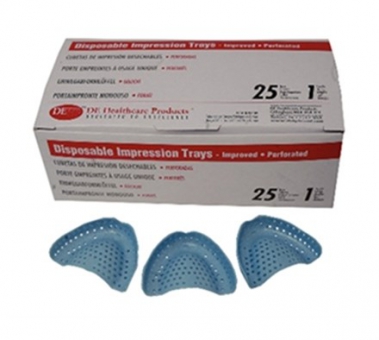 DEHP Disposable Impression Trays Size 5 - Edentulous Upper Med