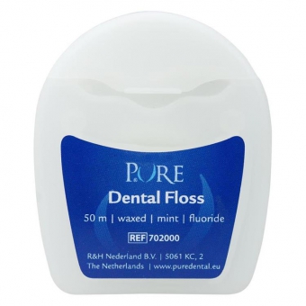 Waxed Dental Floss (with Fluoride) 50m Mint