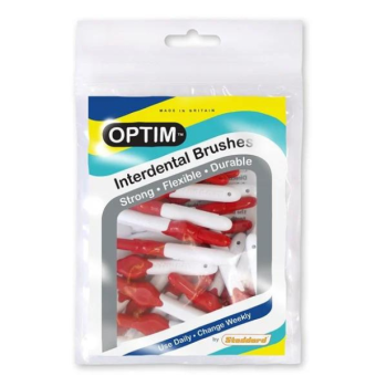 OPTIM Interdental Brush Bulk Packs XXFine Red 