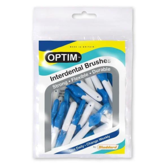 OPTIM Interdental Brush Bulk Packs XFine Blue 