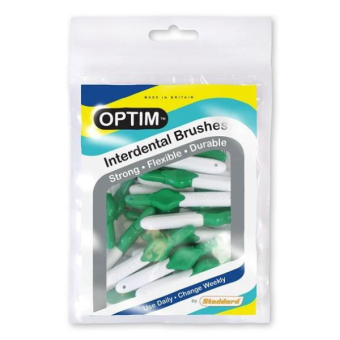 OPTIM Interdental Brush Bulk Packs Medium Green 