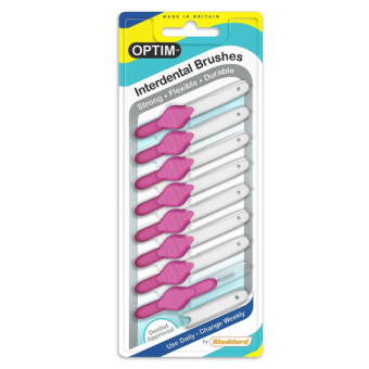 OPTIM Interdental Brush XXXXFine Pink 