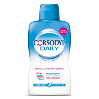 Corsodyl Daily Defence Cool Mint Alcohol Free - 500ml