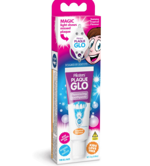 Piksters Plaque Glo Toothpaste Child - 25g + Blue Light Torch 