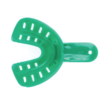 Orthodontic Impression Trays - Size 4 Lower Green Medium 