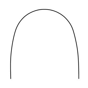 Stainless Steel Ovoid Archwires Upper 012 