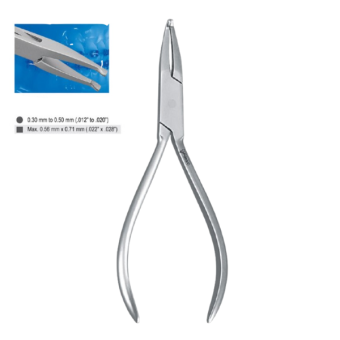 Utility Pliers Standard Straight 4mm Wide Tips 