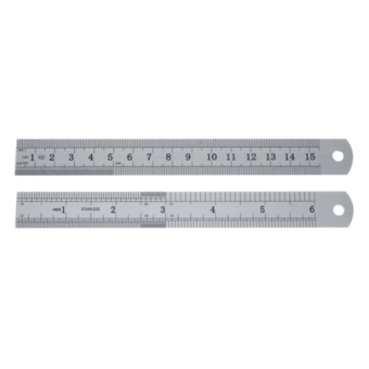 Orthodontic Ruler Stainless Steel Ruler 6 Inch 