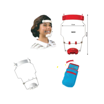 Comfi-Max Reverse Pull Facemask Maxi White 