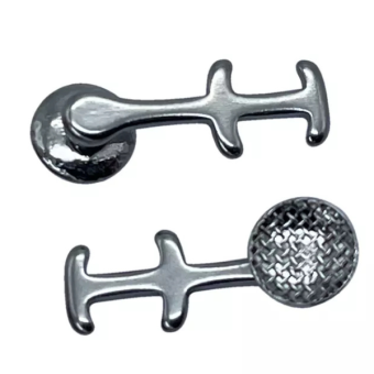 Lingual Double Hook Button Bondable 