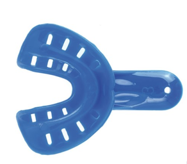 Orthodontic Impression Trays - Size 3 Lower Blue Small 