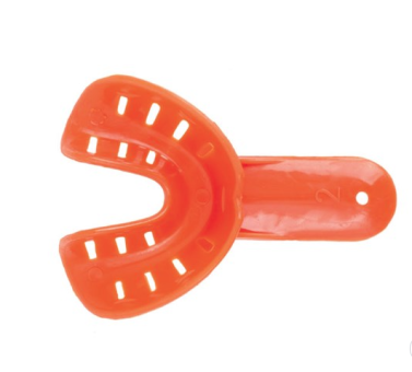 Orthodontic Impression Trays - Size 2 Lower Orange X Small 