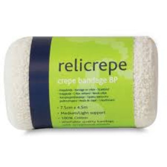Relicrepe Bandage BP White 10cm X 4.5m 