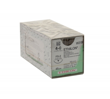 Ethilon Nylon Suture Reverse Cutting W319 - 19mm 4/0 45cm