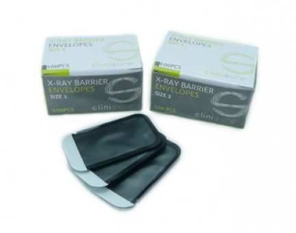 Clinisure X-Ray Barrier Envelopes (Top Opening) Size 2