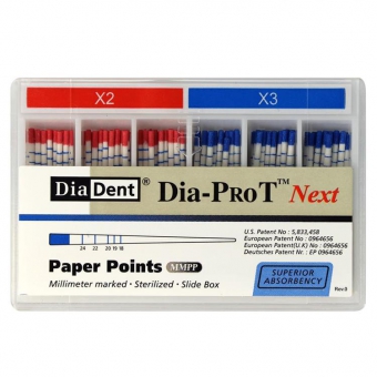 Dia-Pro T Next Paper Points (ProTaper) Assorted X2/X3