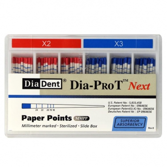 Dia-Pro T Next Paper Points (ProTaper) Assorted X2/X3 