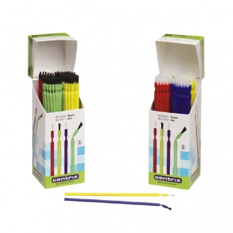 Centrix 370101 Benda Brush – Regular Bendable Applicator Brushes, 144 Per Box
