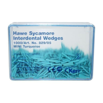 Hawe Sycamore Interdental Wedges x 1000 Turquoise 