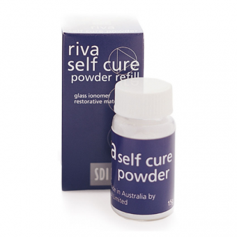 Riva Self Cure Glass Ionomer - Powder Refills Regular Set A3 