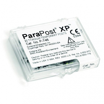 Parapost XP Titanium Temporary Posts P-746 5 Red 1.25mm