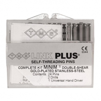 TMS LinkPlus Double Shear Pin Silver Minim .021”/.525 mm