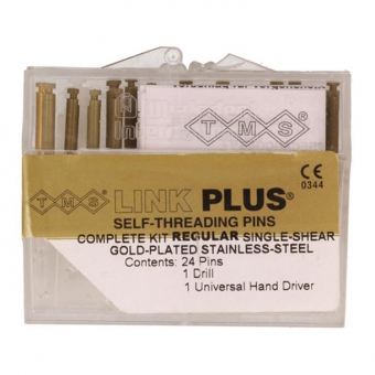 TMS LinkPlus Double Shear Pin Gold Regular .027”/.675 mm