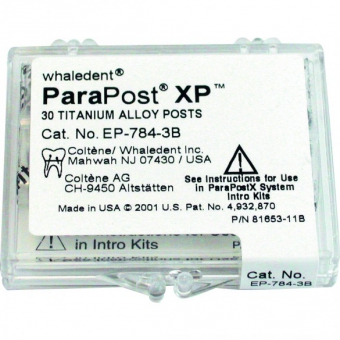 Parapost XP Titanium Alloy Posts EP-784 6 Black 1.50mm