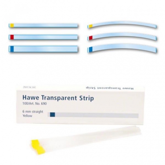 Hawe Transparent Matrix Strips Blue No. 697 (10mm x 73mm)